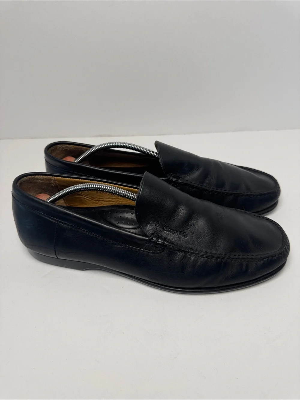 CHURCH'S VTG? Men's Classic Black Leather Slip-On Loafers Minimal UK 9.5 US 10.5